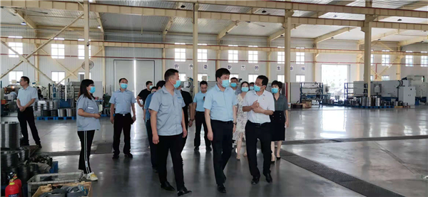 洛陽市副市長魏險(xiǎn)峰一行對(duì)洛陽博盈軸承有限公司進(jìn)行考察